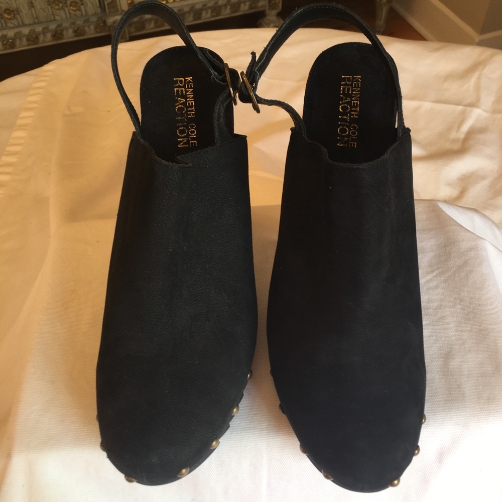 Kenneth Cole High heeled clogs(size 10)
